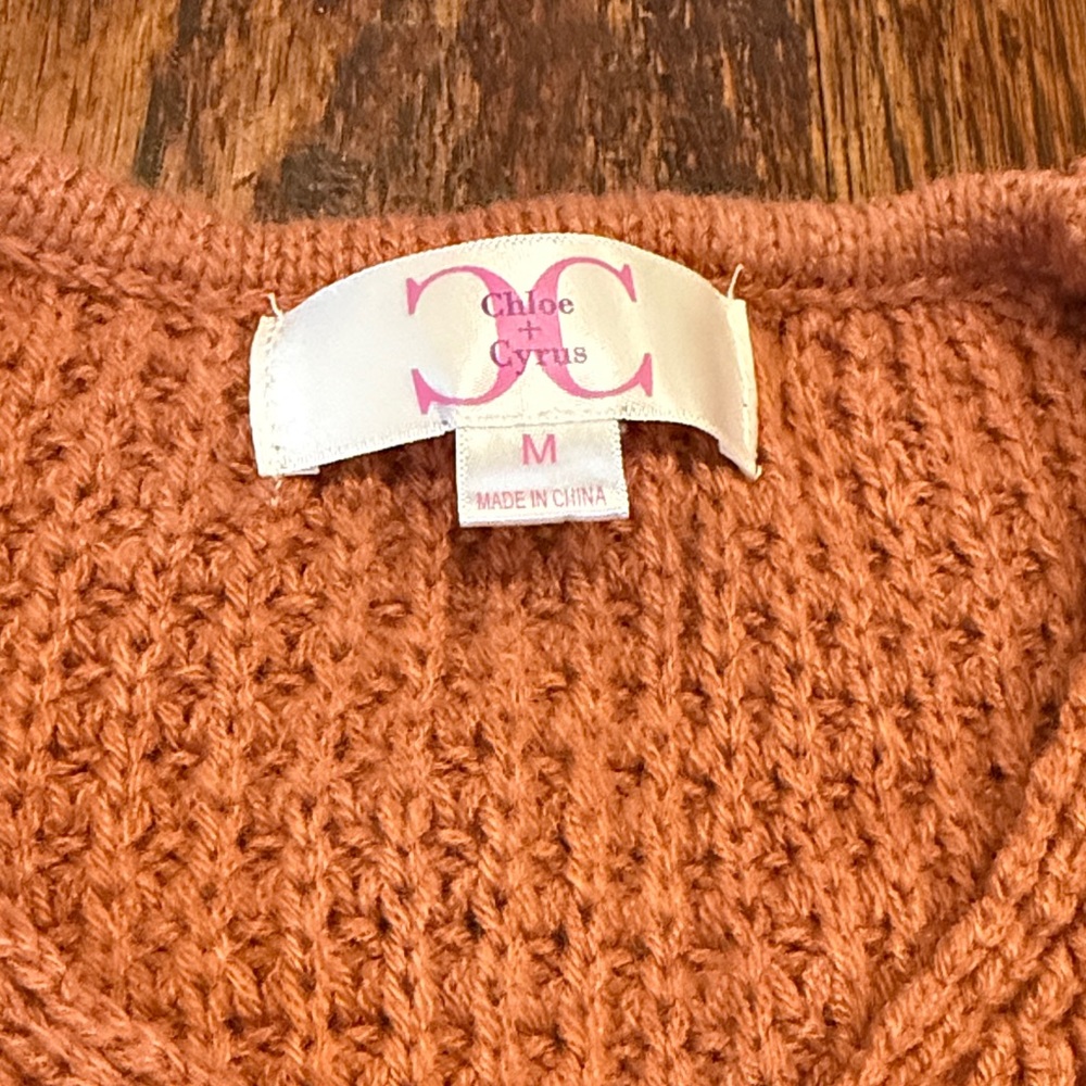 Cozy Kids' Rust Sweater - Picture 3 of 5